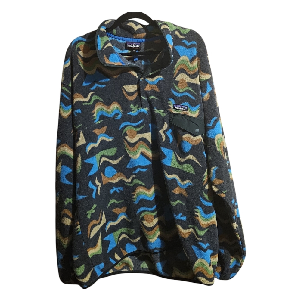 Patagonia Synchilla Snap Tee Fleece warm cozy quarter snap pullover